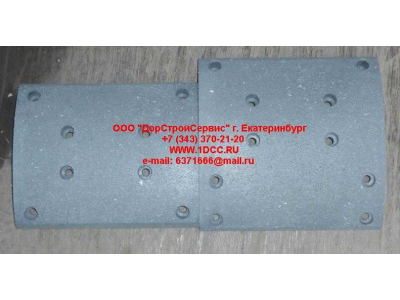 Накладка тормозная задняя ширина 220, комплект на колесо SH SHAANXI / Shacman (ШАНКСИ / Шакман) DZ9112340062/63 фото 1 Тобольск