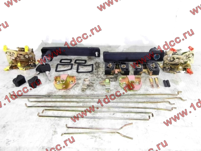 Ремкомплект замков на две двери (ручки внутренние, наружные, личинки, тяги) SH F3000/SH F2000 SHAANXI / Shacman (ШАНКСИ / Шакман)  фото 1 Тобольск