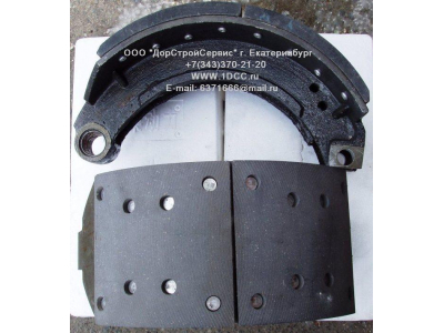 Колодка тормозная задняя в сборе F FAW (ФАВ) 3501060C для самосвала фото 1 Тобольск
