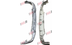 Бампер A7 черный нижний металлический узкий фото Тобольск