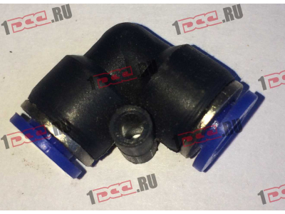 Фитинг быстрого соединения угол 90 d-6 HOWO (ХОВО)  фото 1 Тобольск