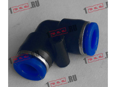 Фитинг быстрого соединения угол 90 d-8 HOWO (ХОВО)  фото 1 Тобольск