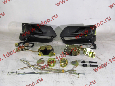 Ремкомплект замков на две двери (ручки внутренние, замки, ключи, тяги) F FAW (ФАВ)  для самосвала фото 1 Тобольск